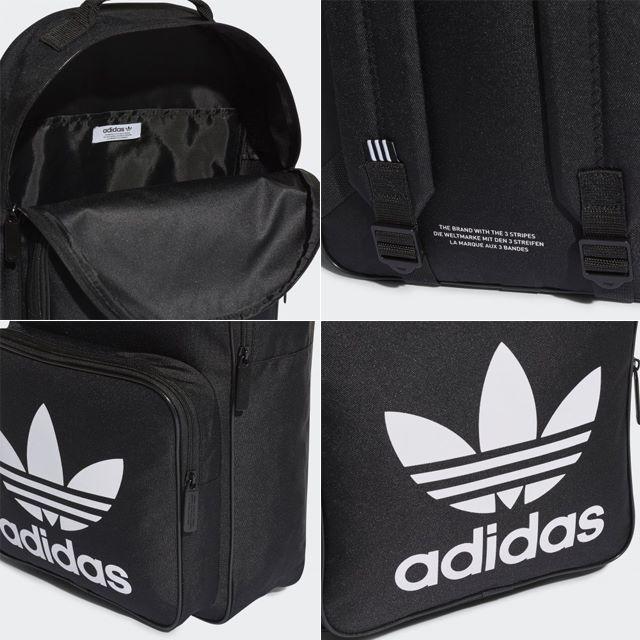 adidas(アディダス)の黒【新品/即納OK】adidas オリジナルス リュック バックパック ブラック メンズのバッグ(バッグパック/リュック)の商品写真