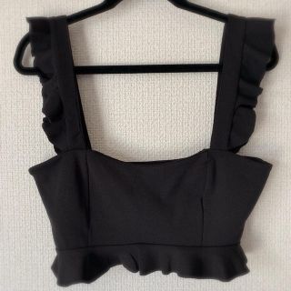 ザラ(ZARA)のランラン様専用♡新品♡ビスチェ ブラック(キャミソール)