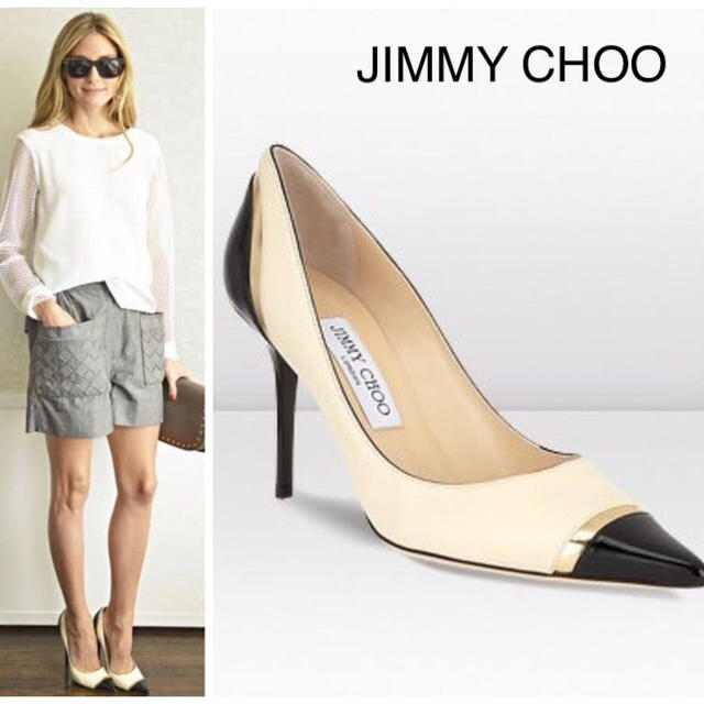 JIMMY CHOO(ジミーチュウ)の極美品★ ジミーチュウ パンプス 37.5 ★ JIMMY CHOO レディースの靴/シューズ(ハイヒール/パンプス)の商品写真