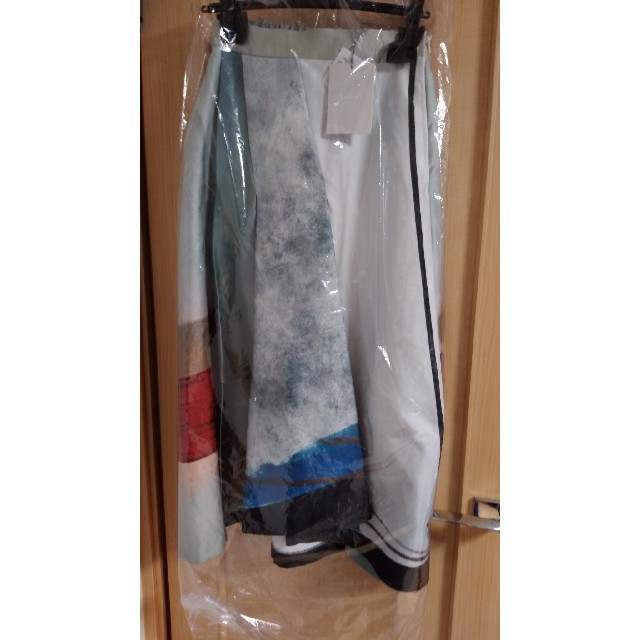 ameri vintage MEDI DRAWING UNEVEN SKIRT ameri vintage MEDI DRAWING UNEVEN SKIRT