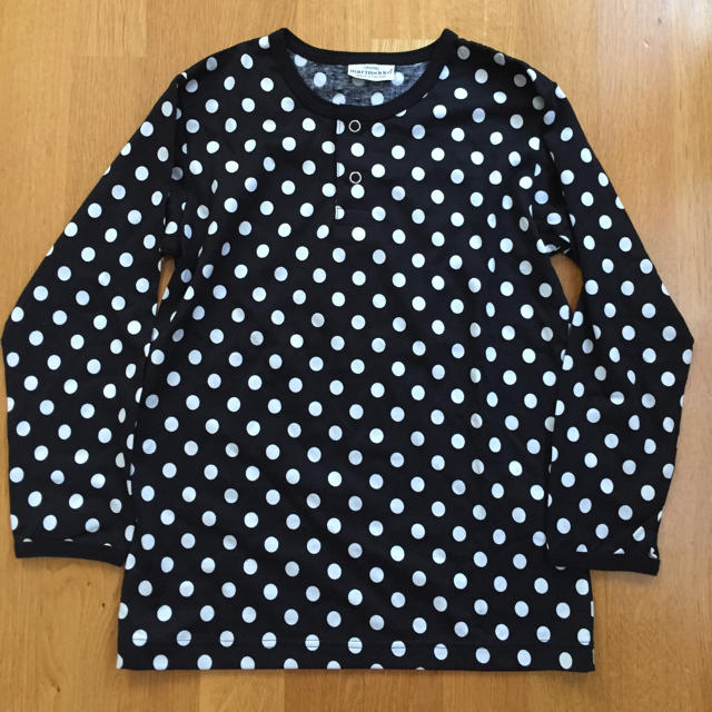 marimekko(マリメッコ)の美品＊marimekko ドット長袖T 110〜120cm キッズ/ベビー/マタニティのキッズ服女の子用(90cm~)(Tシャツ/カットソー)の商品写真