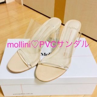 ユナイテッドアローズ(UNITED ARROWS)のmollini♡PVCサンダル 37(サンダル)