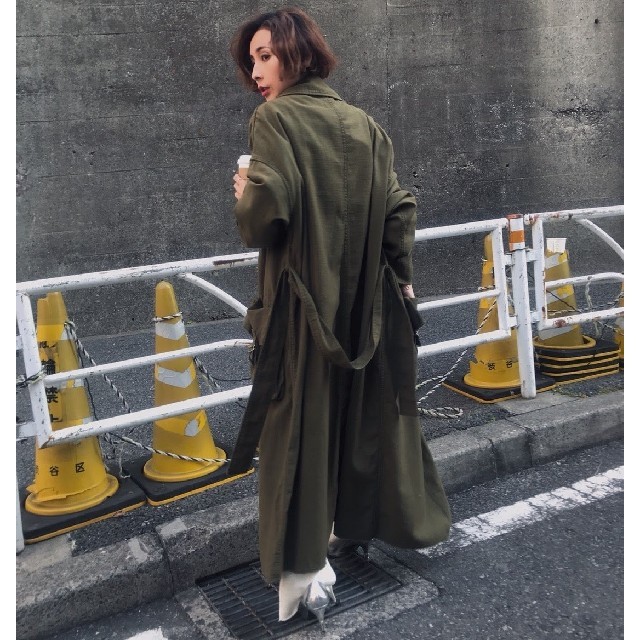 Ameri VINTAGE ARMY POCKET LONG COAT