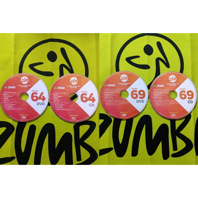 ナガコさま専用　ZUMBA　ズンバ　ZIN64　ZIN69　各CD＆DVDセット