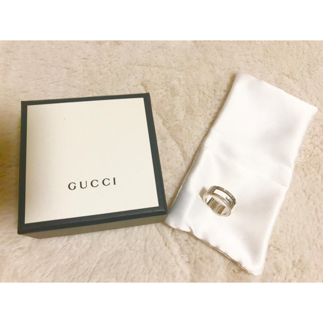 Gucci(グッチ)のGUCCI グッチ リング  指輪 シルバー メンズのアクセサリー(リング(指輪))の商品写真