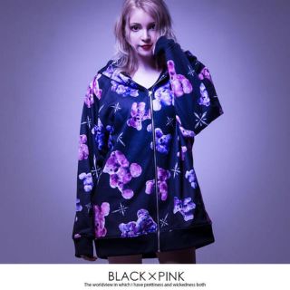 MILKBOY - TRAVAS TOKYO 総柄くまパーカの通販 by ぬいぐるみ ... travastokyo 総柄 くま 初期 パーカー アイナナ
