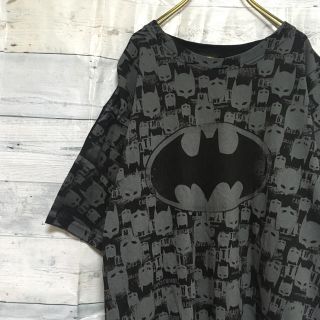 マーベル(MARVEL)のバットマン Tシャツ Lサイズ ビッグサイズ  ブラック グレー (Tシャツ/カットソー(半袖/袖なし))