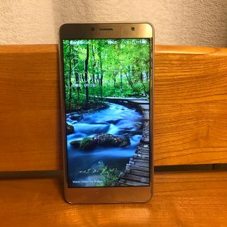 エイスース(ASUS)のASUS ZenFone3 Deluxe ゴールドZS550KL カメラ汚れあり(スマートフォン本体)