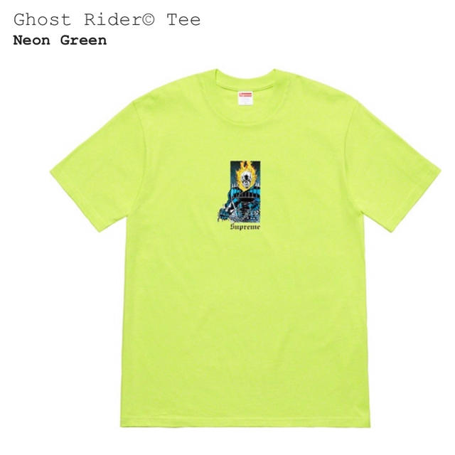 【即日発送可】Supreme Ghost Rider© Tee 緑 S