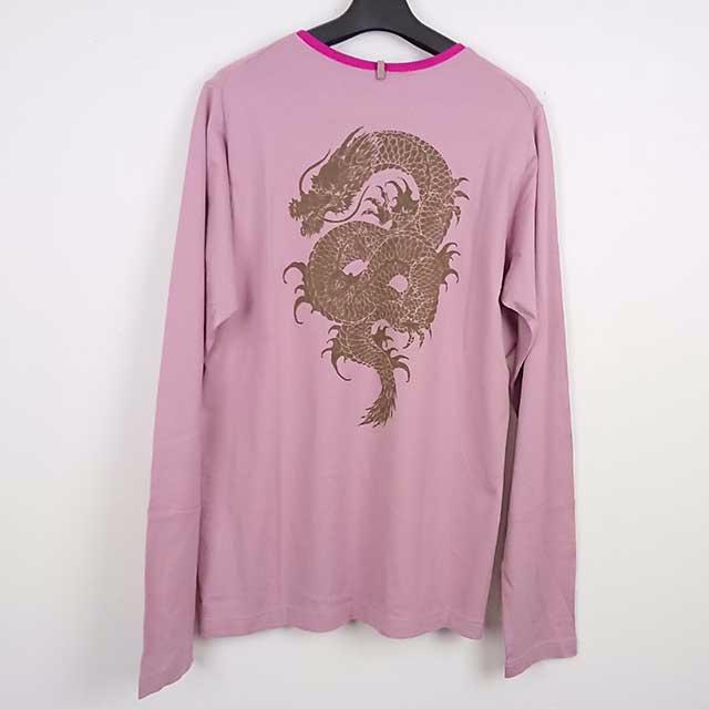 8010gekko ゲッコー 背中にドラゴン シックな個性的ピンク長袖tシャツの通販 By Tomo Ppie S Shop ラクマ