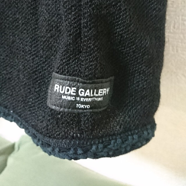 RUDE GALLERY - RUDEGALLERYルードギャラリー KNIT NO COLLAR ROBE の