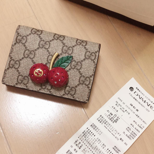 Gucci(グッチ)のGUCCI チェリー さくらんぼ 財布 メンズのファッション小物(折り財布)の商品写真