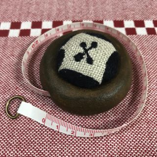 ミナペルホネン(mina perhonen)のミナペルホネン生地 ☆ハンドメイド☆   木のフレームのようなメジャー  Ｂ(雑貨)