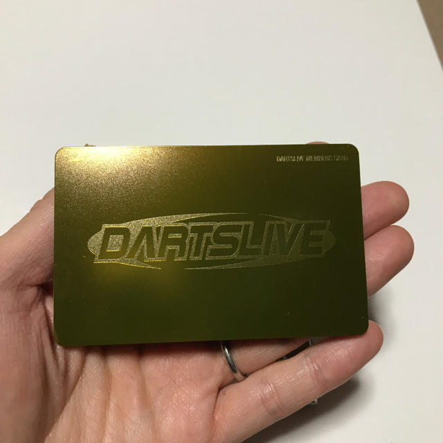 【売れ筋】 DARTSLIVE カード レア ゴールド ダーツ