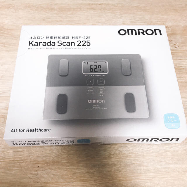 OMRON(オムロン)のオムロン HBF-225 体重体組成計 カラダスキャン スマホ/家電/カメラの美容/健康(体重計/体脂肪計)の商品写真