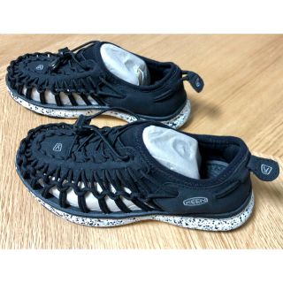 キーン(KEEN)の【ちゃん様専用】KEEN キーン キッズ サンダル 21㎝ ブラック×ホワイト(サンダル)