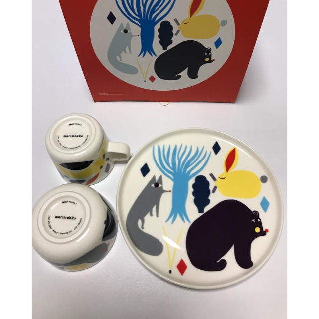 marimekko(マリメッコ)のマリメッコ☆Huhuli/KIDS SET インテリア/住まい/日用品のキッチン/食器(食器)の商品写真