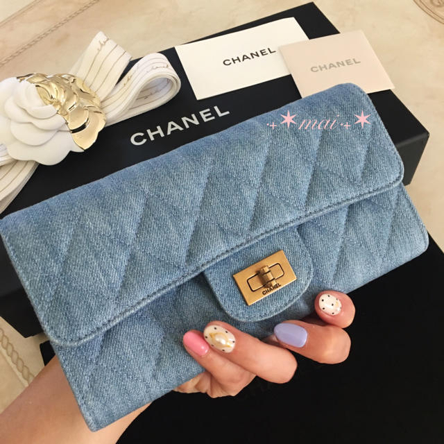 CHANEL シャネル 財布 長財布 デニム - レディースファッション CHANEL シャネル 財布 長財布 デニム - レディースファッション
