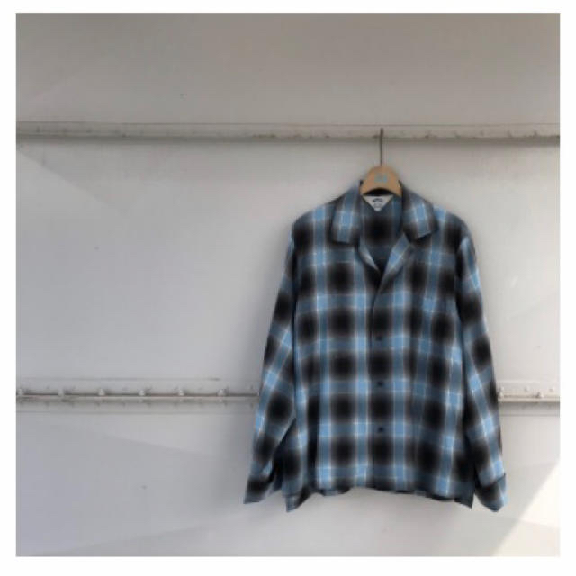 SUNSEA 19SS SHADOW CHECK GIGOLO SHIRTメンズ