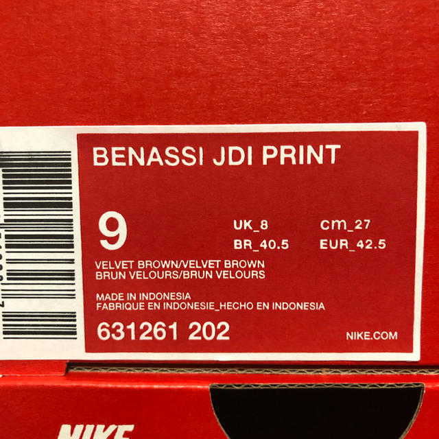 NIKE(ナイキ)の新品 27cm NIKE BENASSI JDI PRINT ナイキ ベナッシ  メンズの靴/シューズ(サンダル)の商品写真