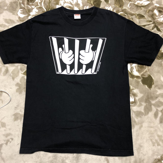 supreme mickey jail cell tシャツ tee ミッキー L