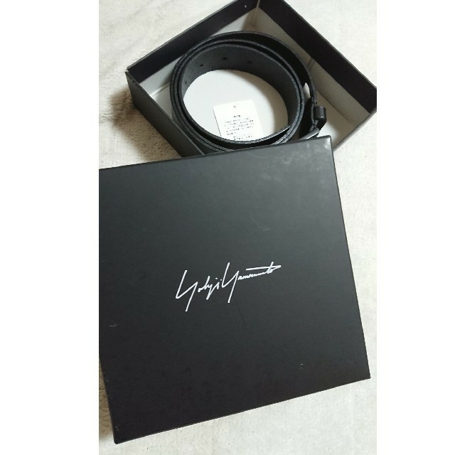 Yohji Yamamoto(ヨウジヤマモト)の最終値下げ yohji yamamoto  black belt メンズのファッション小物(ベルト)の商品写真