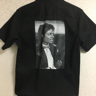 シュプリーム(Supreme)のsupreme work shirt マイケルジャクソンコラボ(Tシャツ/カットソー(半袖/袖なし))