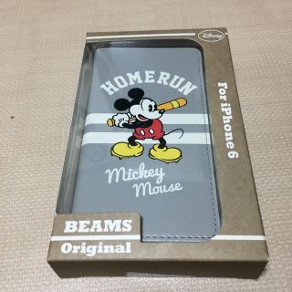 ビームス(BEAMS)の新品 未使用 ディズニー ミッキー iPhone6ケース(iPhoneケース)