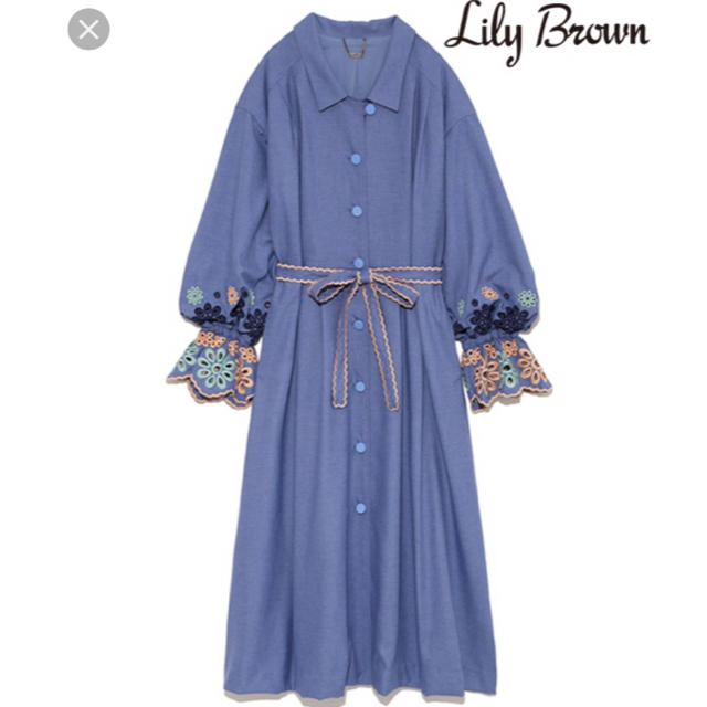 Lily Brown(リリーブラウン)のLily Brown カットワークコート レディースのジャケット/アウター(スプリングコート)の商品写真