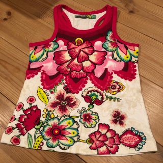 デシグアル(DESIGUAL)の100 デシグアル 花柄 タンクトップ(Tシャツ/カットソー)