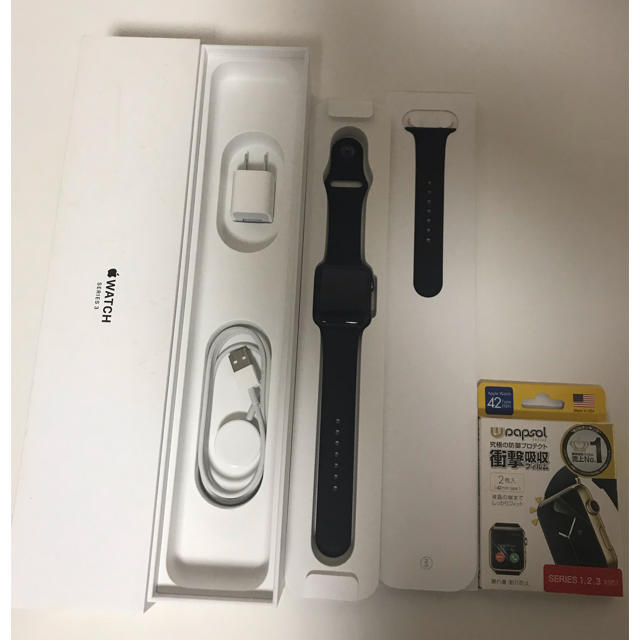 AppleWatch3 42mm GPSモデル