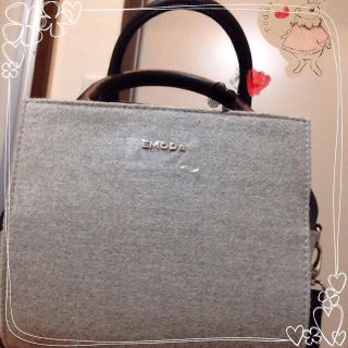 エモダ(EMODA)のEMODA ウールBOXY BAG(ショルダーバッグ)