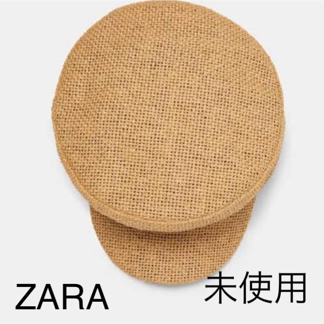 ZARA(ザラ)の【ZARA】ストローキャスケット 未使用 レディースの帽子(キャスケット)の商品写真