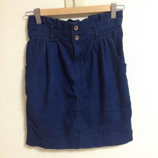 ダブルクローゼット(w closet)のWcloset デニムタイトスカート(ひざ丈スカート)