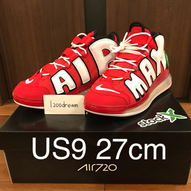 確実正規品 27cm NIKE AIR MORE UPTEMPO 720 QS