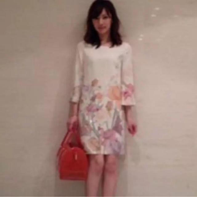 GRACE CONTINENTAL - 北川景子着用グレースコンチネンタルシルクスパコールボタニカルフラワーワンピ