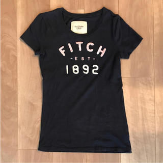 アバクロンビーアンドフィッチ(Abercrombie&Fitch)のアバクロ Tシャツ ネイビー(Tシャツ(半袖/袖なし))