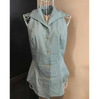 ヴィヴィアンウエストウッド(Vivienne Westwood)のヴィヴィアンホルターネックシャツ(シャツ/ブラウス(半袖/袖なし))