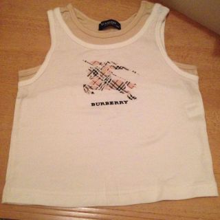 バーバリー(BURBERRY)のエミネム様 バーバリー♡タンクトップ(Tシャツ/カットソー)