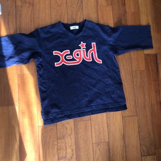 エックスガール(X-girl)のxgirl140cm 五分丈袖T(Tシャツ/カットソー)