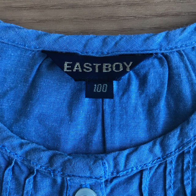 EASTBOY(イーストボーイ)のEASTBOY  涼しいシャツ １００サイズ キッズ/ベビー/マタニティのキッズ服女の子用(90cm~)(ブラウス)の商品写真