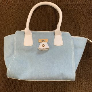 グレイル(GRL)の 2WAY鍵付きデニムトートバッグ (トートバッグ)