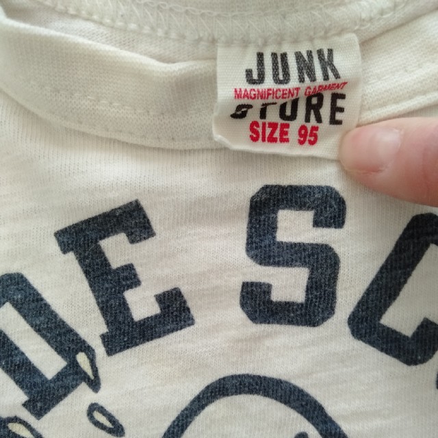 JUNK STORE(ジャンクストアー)のJUNKSTORE　半袖Tシャツ 95 キッズ/ベビー/マタニティのキッズ服男の子用(90cm~)(Tシャツ/カットソー)の商品写真