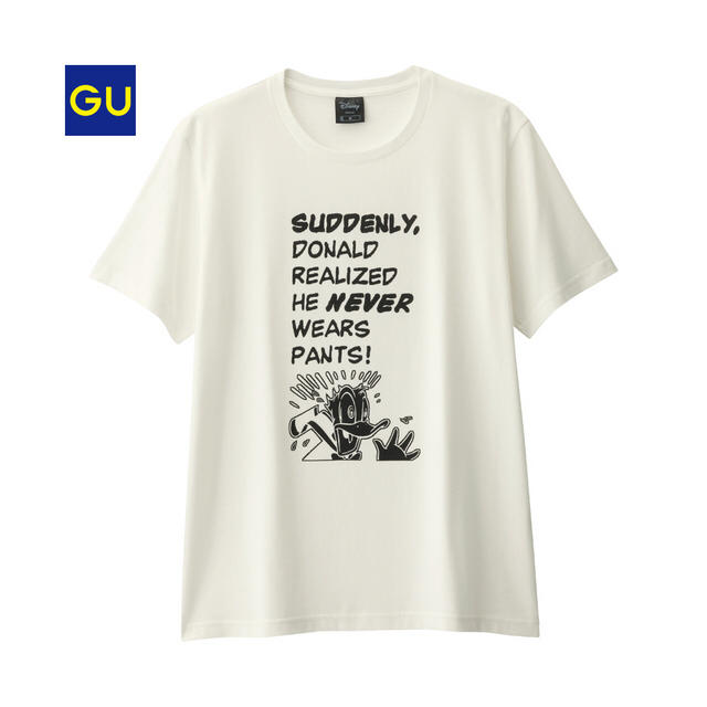 GU(ジーユー)のGU ジーユー ディズニー Tシャツ メンズのトップス(Tシャツ/カットソー(半袖/袖なし))の商品写真