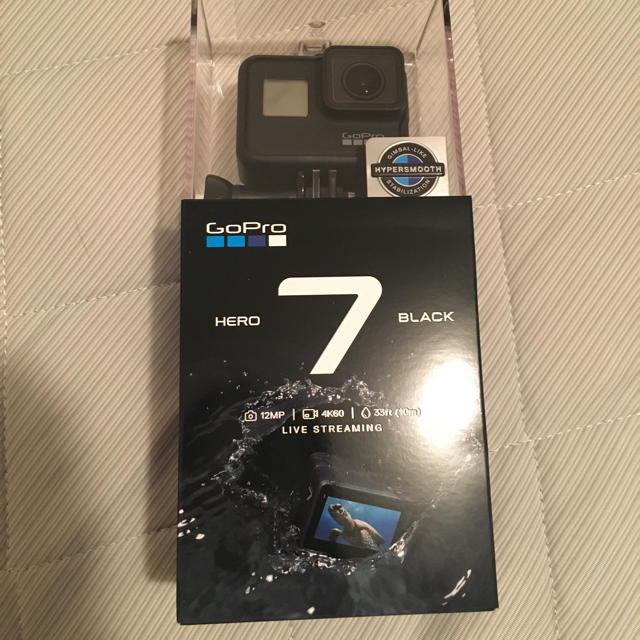 GoPro(ゴープロ)のGoPro HERO7 black 3点セット スマホ/家電/カメラのカメラ(ビデオカメラ)の商品写真