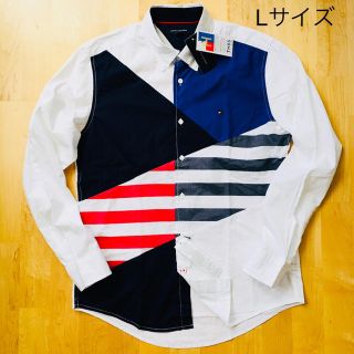 トミーヒルフィガー(TOMMY HILFIGER)の★Tommy Hilfiger90’sリバイバル復刻版パネル切り替えヨットシャツ(シャツ)