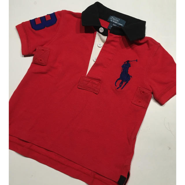 POLO RALPH LAUREN(ポロラルフローレン)のポロ ラルフローレン ポロシャツ 2T 90 キッズ/ベビー/マタニティのキッズ服男の子用(90cm~)(Tシャツ/カットソー)の商品写真