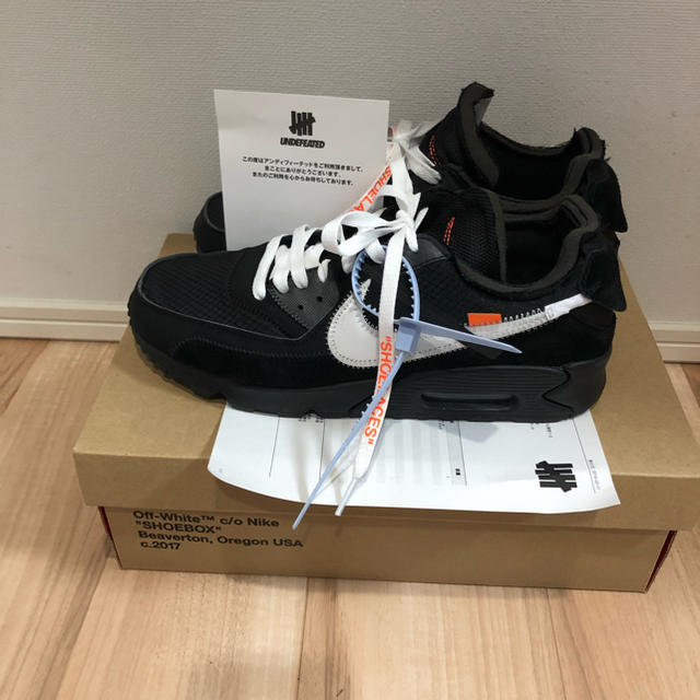 the ten nike off-white air max 90 black