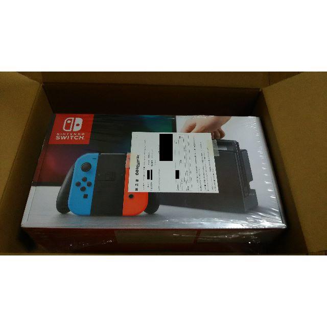 任天堂 - 送料込み 新品 Nintendo Switch ネオンブルー ネオンレッドの通販 by ビギナー出品者's shop｜ニンテンドウ