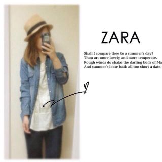 ザラ(ZARA)の新品＊ZARA＊刺繍トップス(Tシャツ(半袖/袖なし))